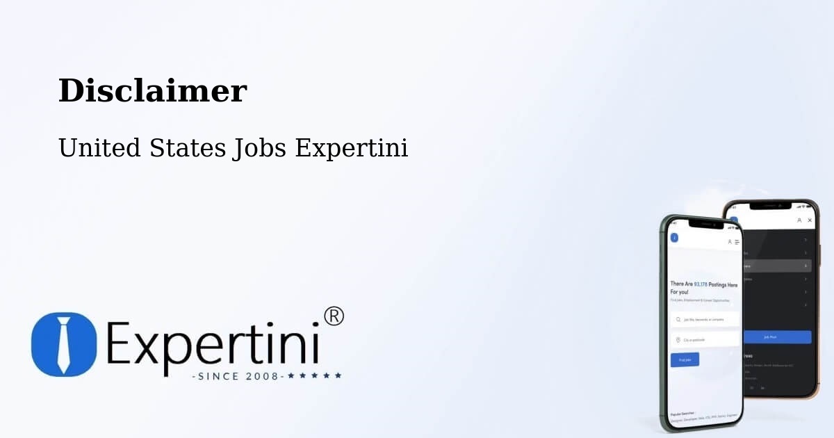 Disclaimer – Rustburg - United States Jobs Expertini