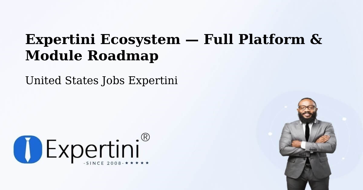 Expertini Ecosystem — Full Platform & Module Roadmap – Rustburg